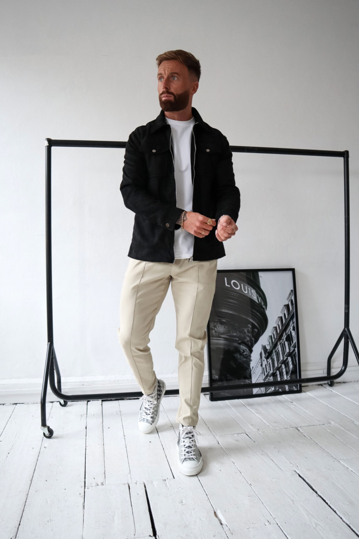 CAPO Suede Black Jacket